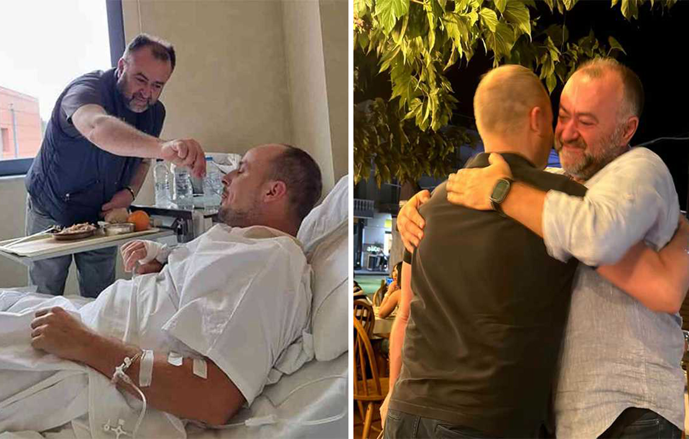Κροάτης έφυγε από την Καβάλα με ασθενοφόρο, αλλά επέστρεψε χαμογελαστός
