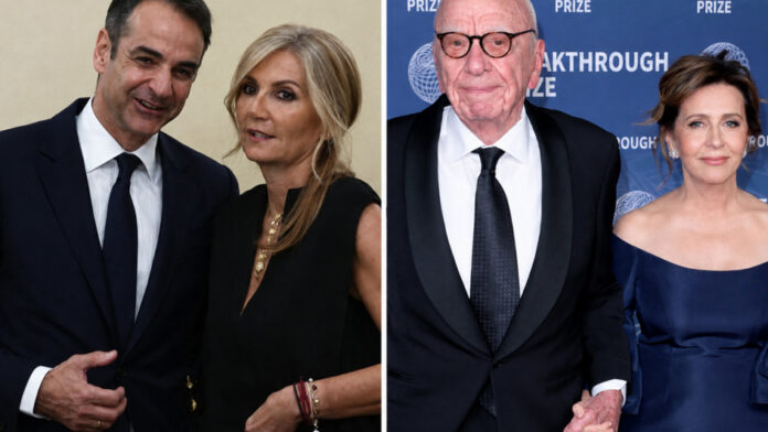 Κυριάκος Μητσοτάκης: Γεύμα με τον μεγιστάνα των media Ρούπερτ Μέρντοχ στο Μαξίμου μαζί με τις συζύγους τους