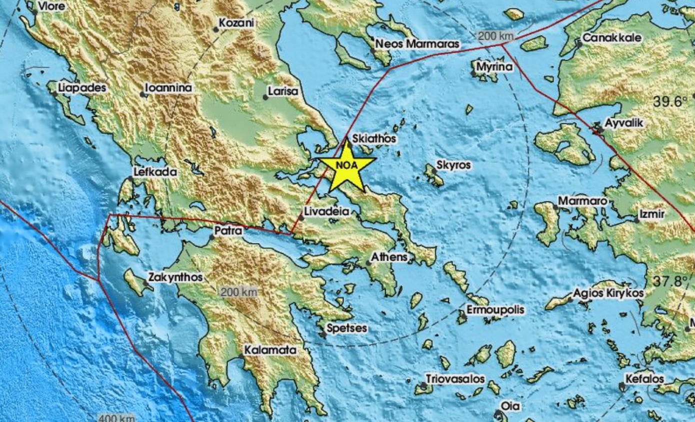 Σεισμός στην Εύβοια, έγινε αισθητός και στην Αττική