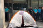 Φοιτητές άνοιξαν σκηνές έξω από το υπουργείο Οικονομικών για τα υψηλά ενοίκια και την κατάσταση στις εστίες