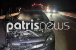 Τροχαίο στην Ολυμπία Οδό κοντά στην έξοδο Βάρδας – Συγκρούστηκαν δύο αυτοκίνητα