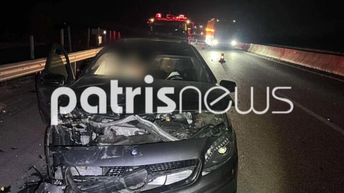 Τροχαίο στην Ολυμπία Οδό κοντά στην έξοδο Βάρδας – Συγκρούστηκαν δύο αυτοκίνητα