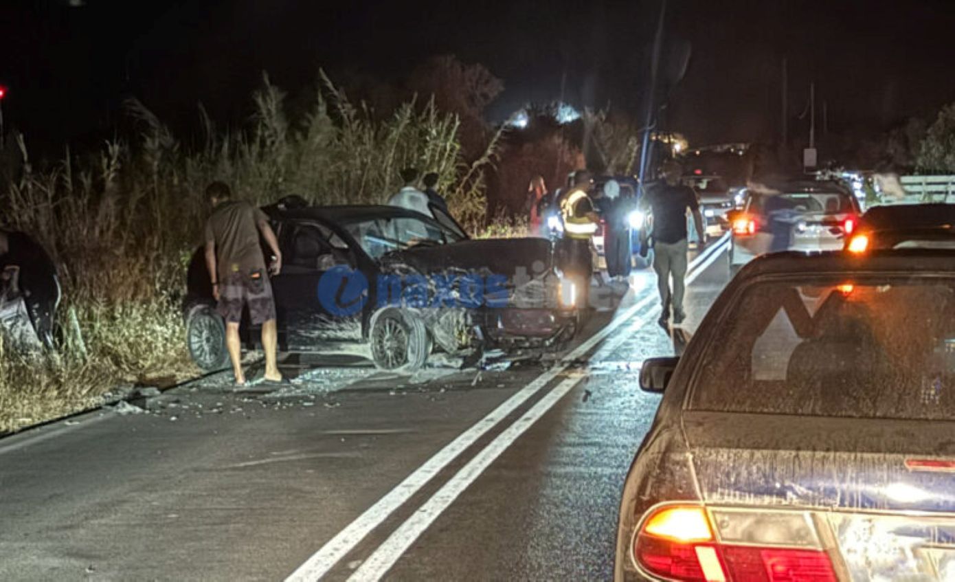 Νάξος: Τροχαίο με νεκρό 72χρονο – Φωτογραφίες