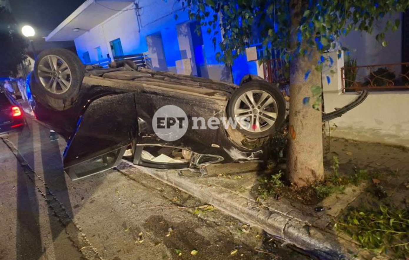 Παρηγοριά Χανίων: Αυτοκίνητο ανατράπηκε στη μέση του δρόμου – Άφαντοι δύο από τους τέσσερις επιβάτες
