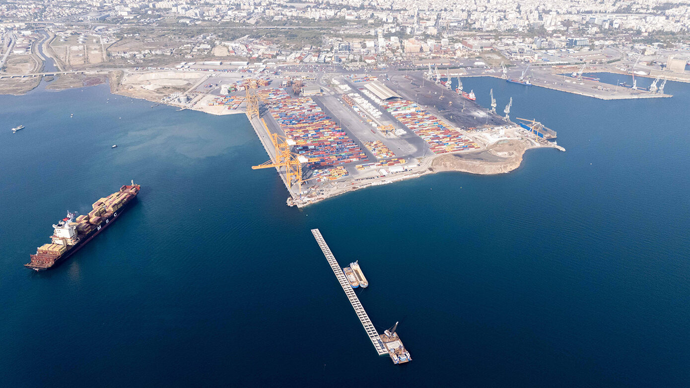 ΟΛΘ: Η πρόοδος των εργασιών επέκτασης στον Προβλήτα 6 ξεπέρασε το 50%