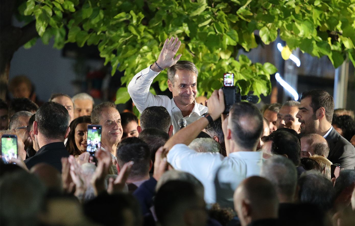 Μητσοτάκης από τα Βριλήσσια: «Η αυτοδυναμία είναι μονόδρομος» – «Δεν μπορούμε να διαχειριζόμαστε κρίσεις με παζάρια και εκπτώσεις»