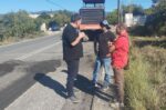 Μεσσηνία: Συνεχίζονται οι εργασίες στην 1η επαρχιακή οδό προς τις Κιτριές