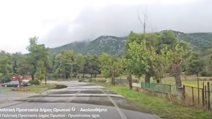 Δήμος Ωρωπού: Άνοιξε ξανά ο επαρχιακός δρόμος Μαλακάσας – Μαρκοπούλου