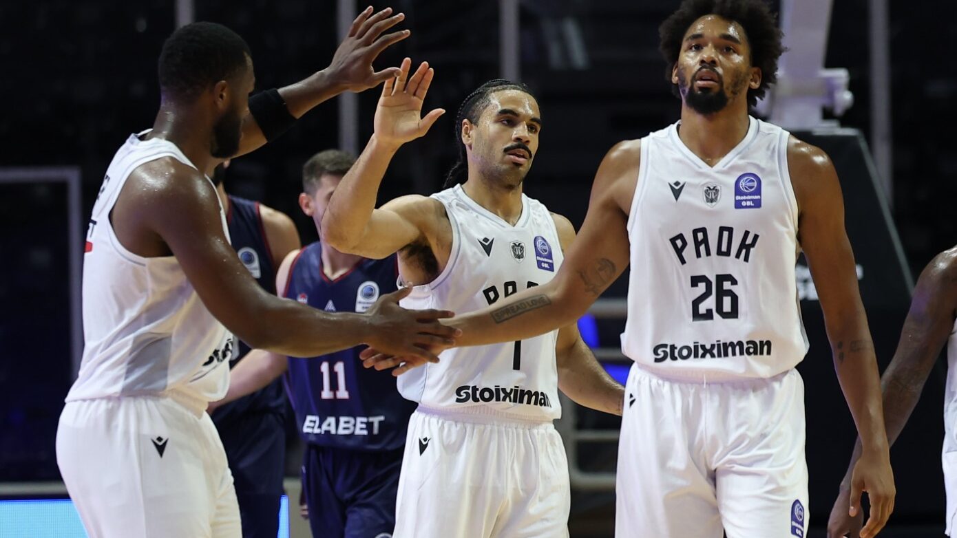 Stoiximan Basket League: Ο ΠΑΟΚ νίκησε χωρίς δυσκολία τη Δόξα Λευκάδας και έφτασε στο 2/2