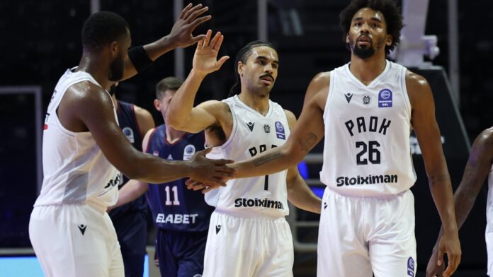 Stoiximan Basket League: Ο ΠΑΟΚ νίκησε χωρίς δυσκολία τη Δόξα Λευκάδας και έφτασε στο 2/2