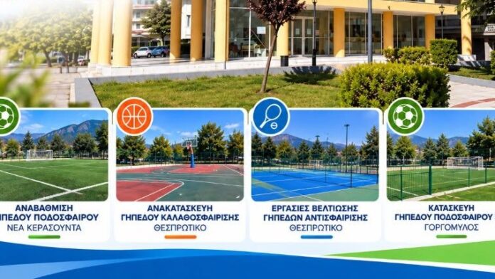 Δήμος Ζηρού: Εξασφαλίστηκαν 328.544 ευρώ για την αναβάθμιση αθλητικών υποδομών