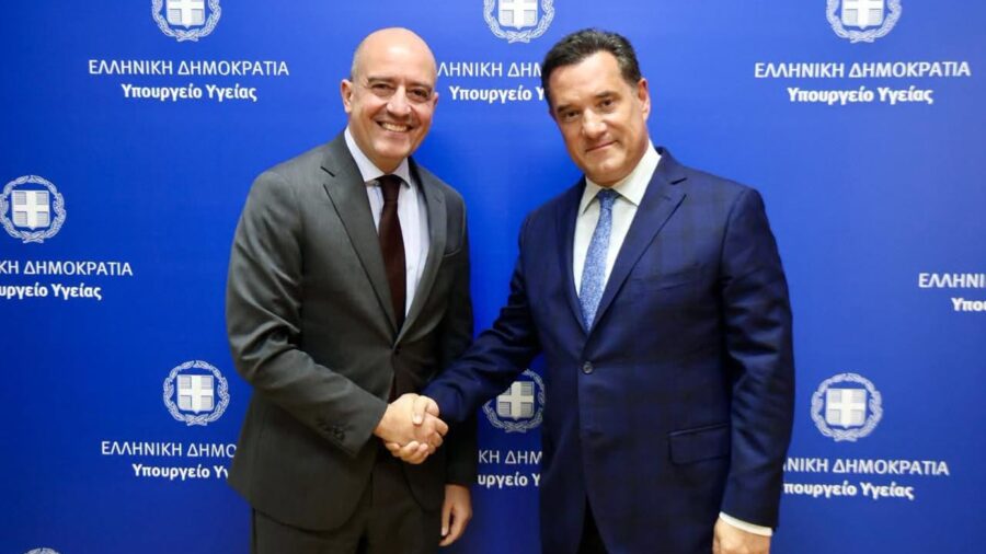 Ελλάδα και Αίγυπτος εξετάζουν την ενίσχυση της συνεργασίας στην Υγεία – Συνάντηση Γεωργιάδη με τον Αιγύπτιο πρέσβη για κοινές δράσεις