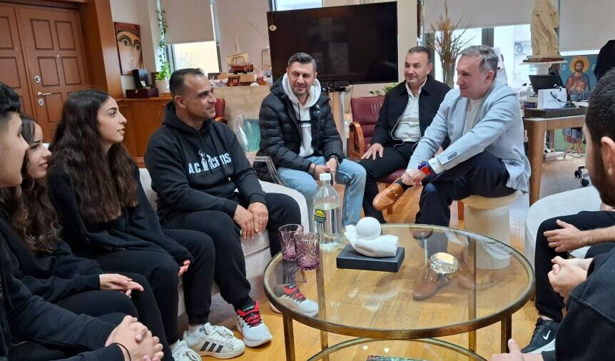Ο δήμαρχος Αλεξανδρούπολης συναντήθηκε με αθλητές του συλλόγου «Μαχητής Αλεξανδρούπολης»