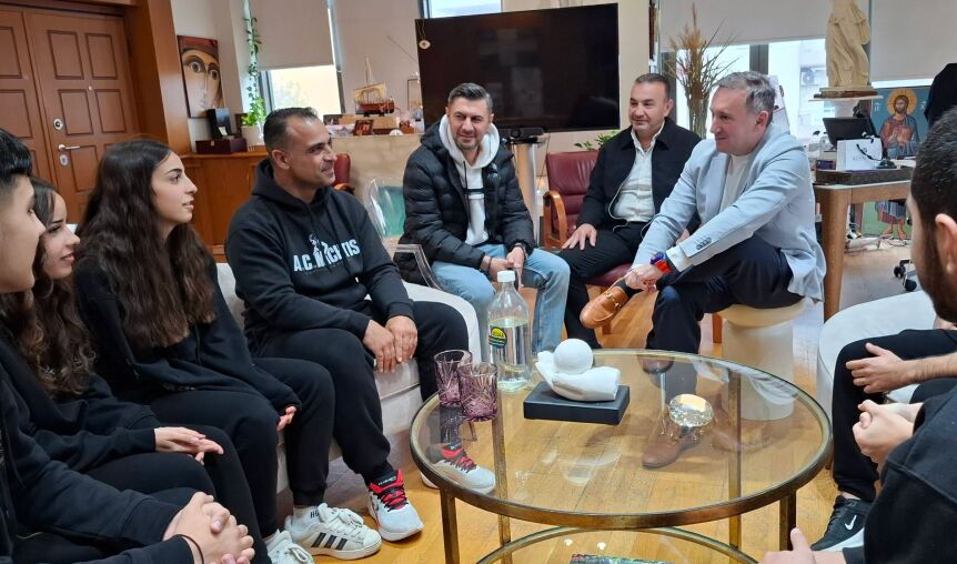Ο δήμαρχος Αλεξανδρούπολης συναντήθηκε με αθλητές του συλλόγου «Μαχητής Αλεξανδρούπολης»