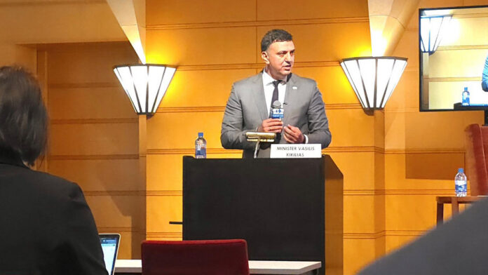 Β. Κικίλιας από το Τόκιο: Ελλάδα και Ιαπωνία διαθέτουν το 32% του παγκόσμιου στόλου – «Πρέπει να συντονιστούμε»