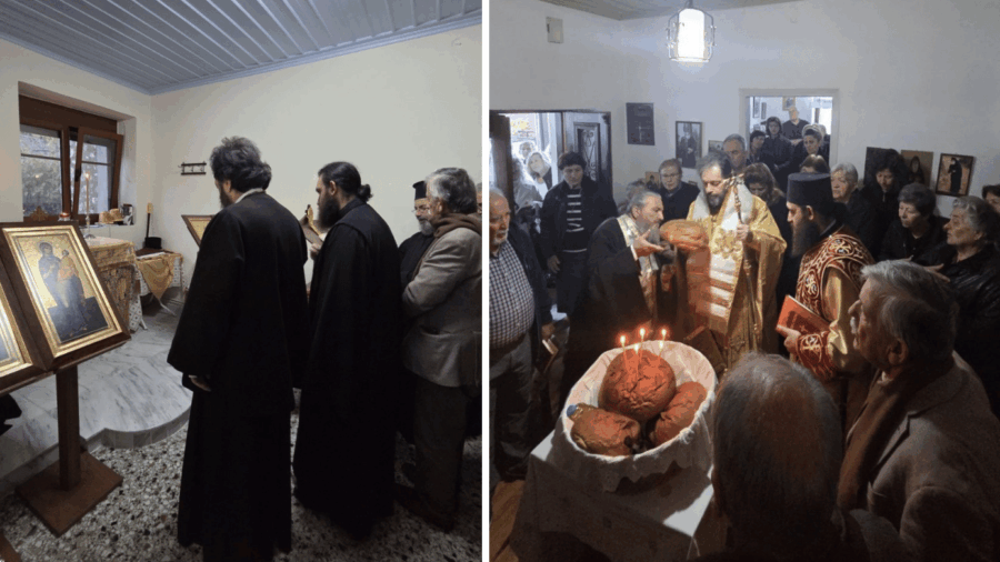 Άγιος Παΐσιος: Πραγματοποιήθηκε η πρώτη Θεία Λειτουργία στο πατρικό του σπίτι στην Κόνιτσα