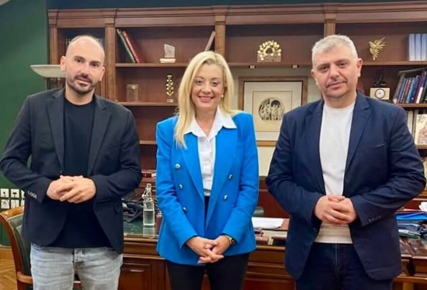 Ο δήμαρχος Αλμωπίας συναντήθηκε με την πρόεδρο του Ταμείου Παρακαταθηκών και Δανείων