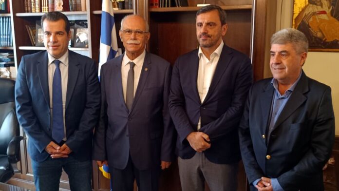 Πύργος: Ο Θάνος Πλεύρης επιβεβαίωσε τη γόνιμη συνεργασία στη συνάντηση με τον Στάθη Καννή