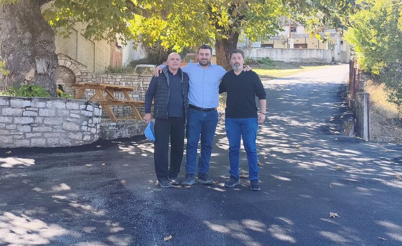 Δήμος Μετεώρων: Ολοκληρώθηκε η ασφαλτόστρωση στην Καλομοίρα
