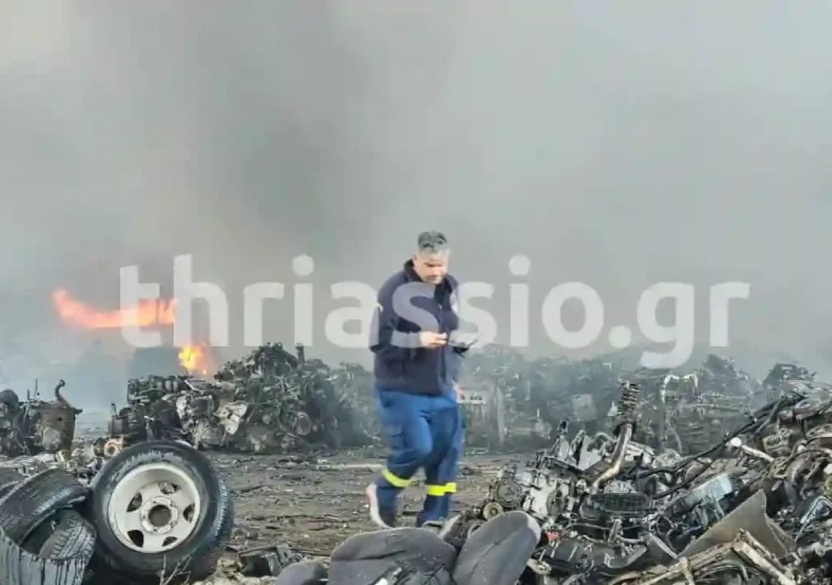 Ασπρόπυργος: Μεγάλη φωτιά σε εργοστάσιο ανακύκλωσης – Αναφορές για εκρήξεις