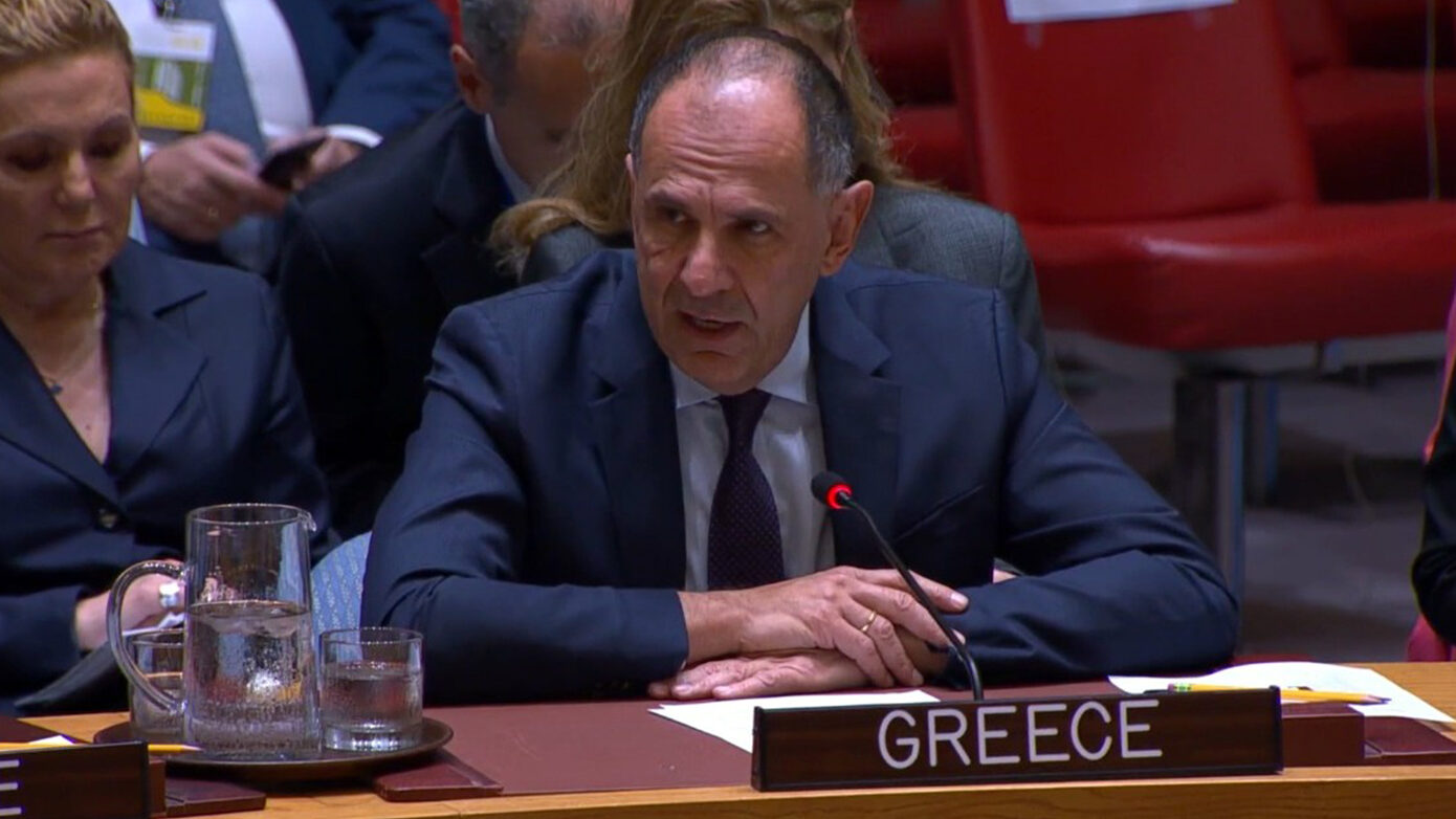 ΟΗΕ: Ο Γεραπετρίτης δήλωσε ότι δεν υπάρχει βιώσιμη ειρήνη χωρίς τις γυναίκες στο τραπέζι των διαπραγματεύσεων