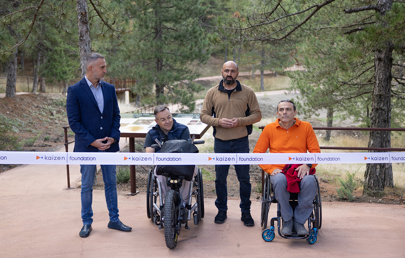 Πάρνηθα: Το Kaizen Foundation εγκαινίασε το πρώτο Μονοπάτι Προσβασιμότητας σε Εθνικό Δρυμό της χώρας