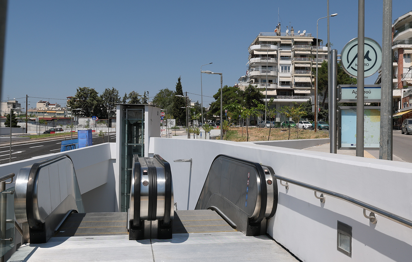 Μετρό Θεσσαλονίκης: Προσωρινά κλειστοί πέντε σταθμοί την Τετάρτη 21/10