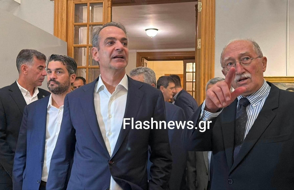 Χανιά: Ο Κυριάκος Μητσοτάκης σε εκδήλωση προς τιμήν του Μίνου Ζομπανάκη