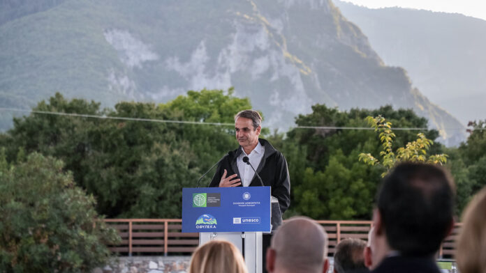 Κ. Μητσοτάκης από την Κατερίνη: «Τα γαλάζια γράμματα μας εξασφάλισαν τα χρήματα από το Ταμείο Ανάκαμψης»