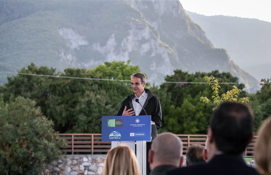 Κ. Μητσοτάκης από την Κατερίνη: «Τα γαλάζια γράμματα μας εξασφάλισαν τα χρήματα από το Ταμείο Ανάκαμψης»
