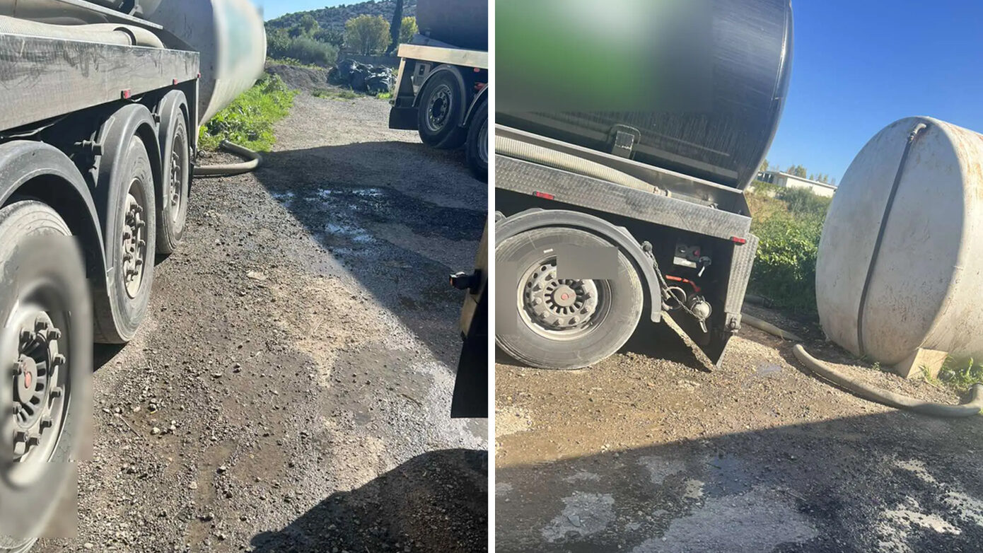 Σπάτα: Συνελήφθη οδηγός βυτιοφόρου ενώ άδειαζε λύματα σε οικόπεδο