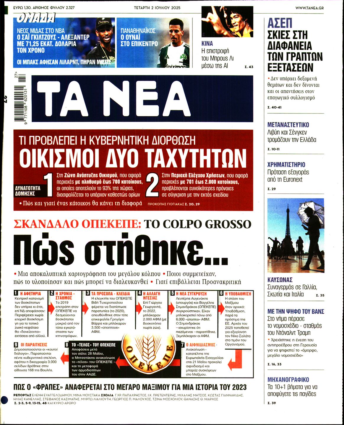 ΤΑ ΝΕΑ