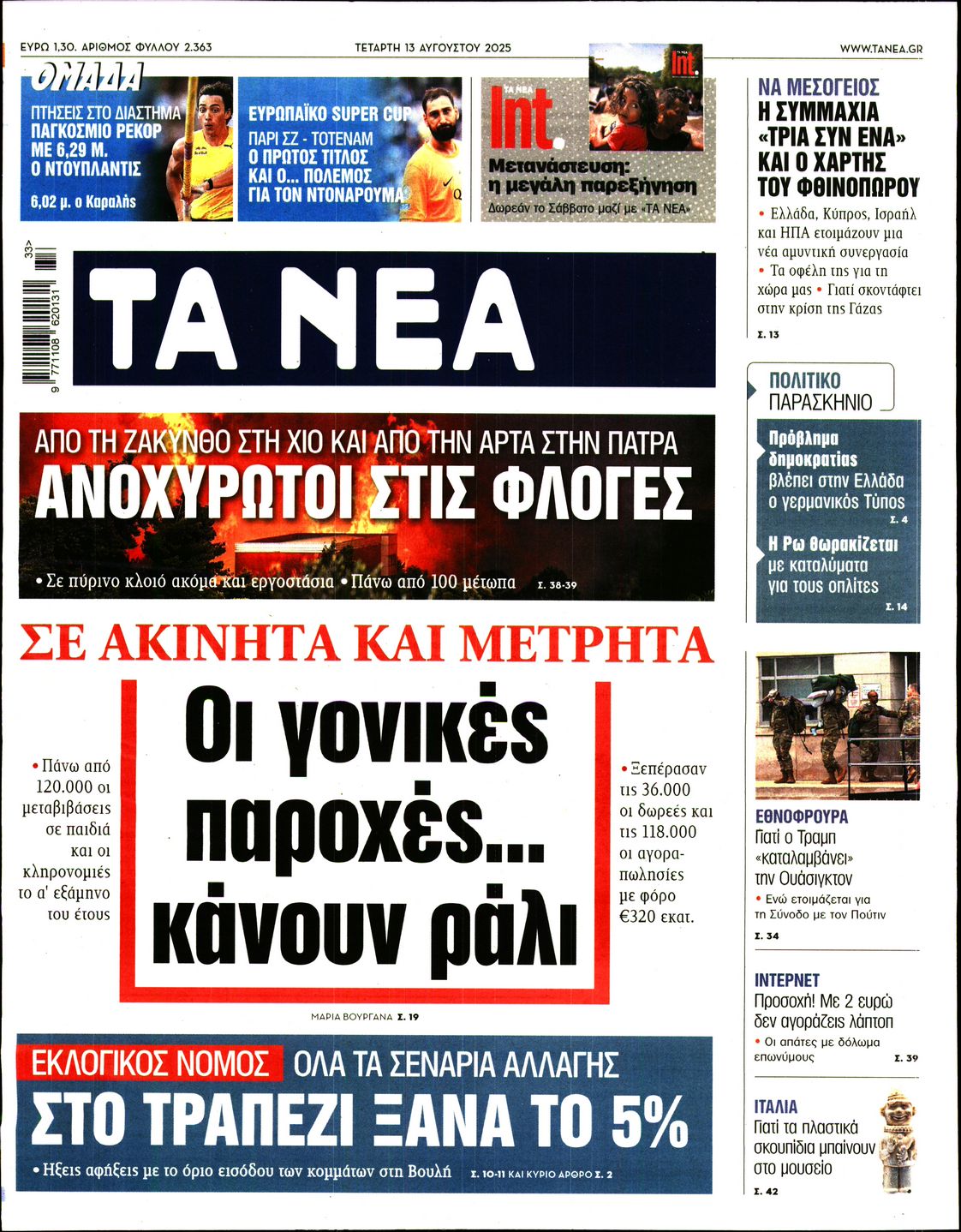ΤΑ ΝΕΑ