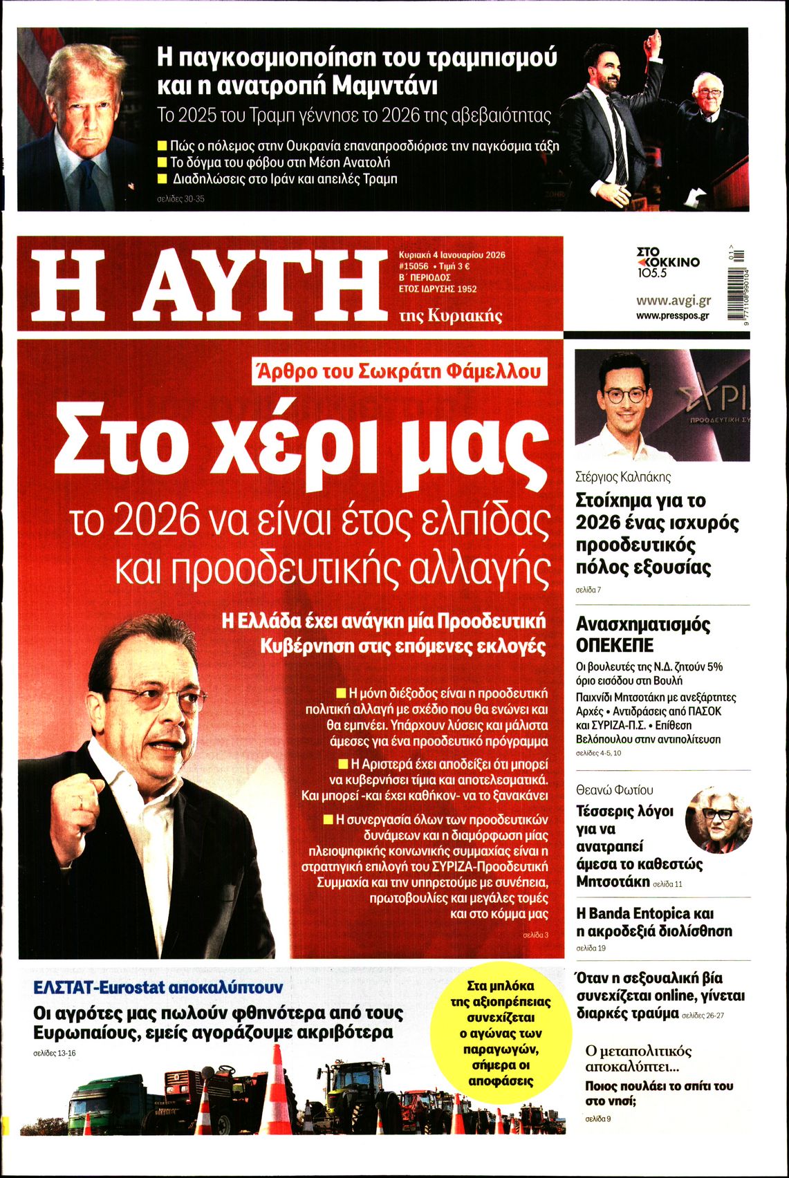 ΑΥΓΗ ΤΗΣ ΚΥΡΙΑΚΗΣ