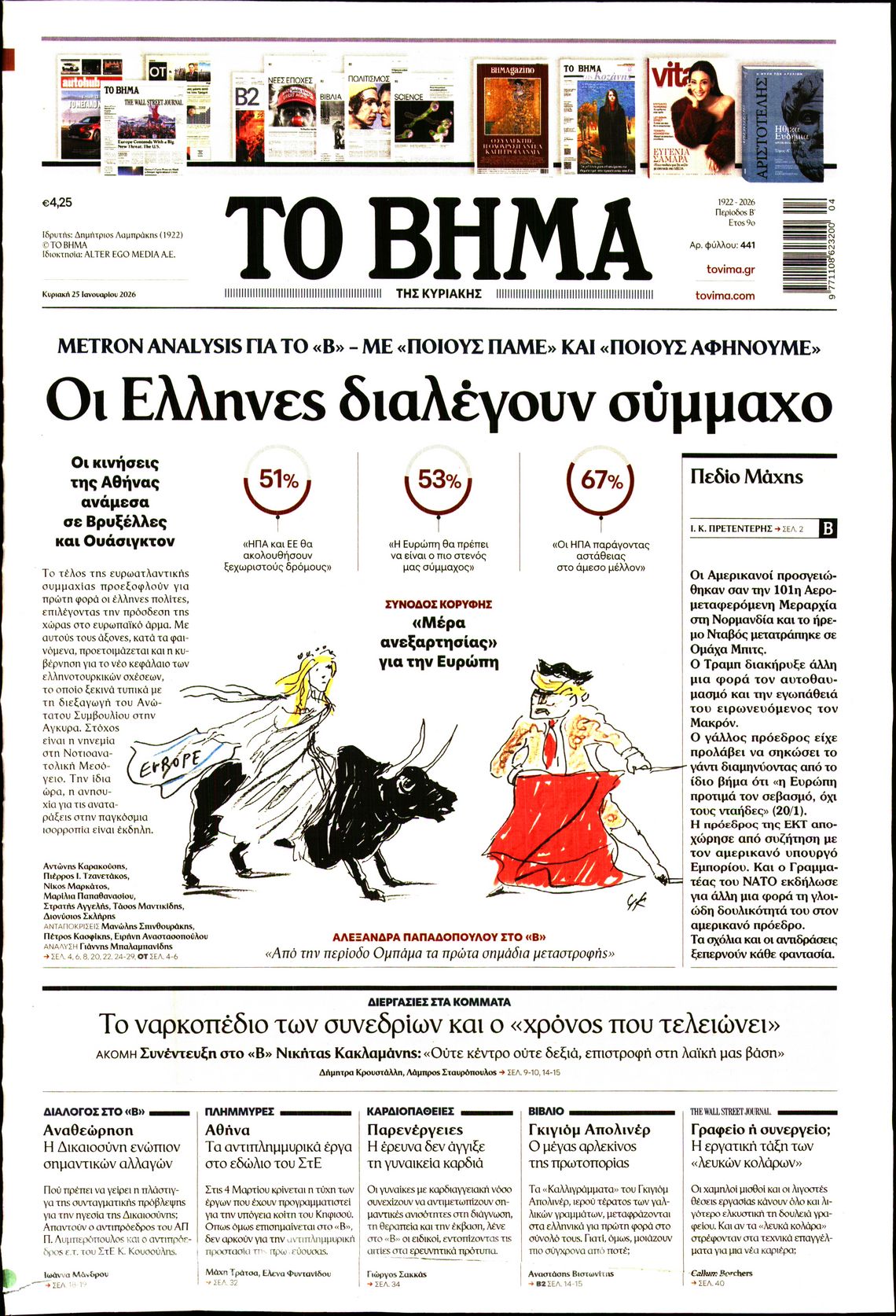 ΤΟ ΒΗΜΑ ΤΗΣ ΚΥΡΙΑΚΗΣ