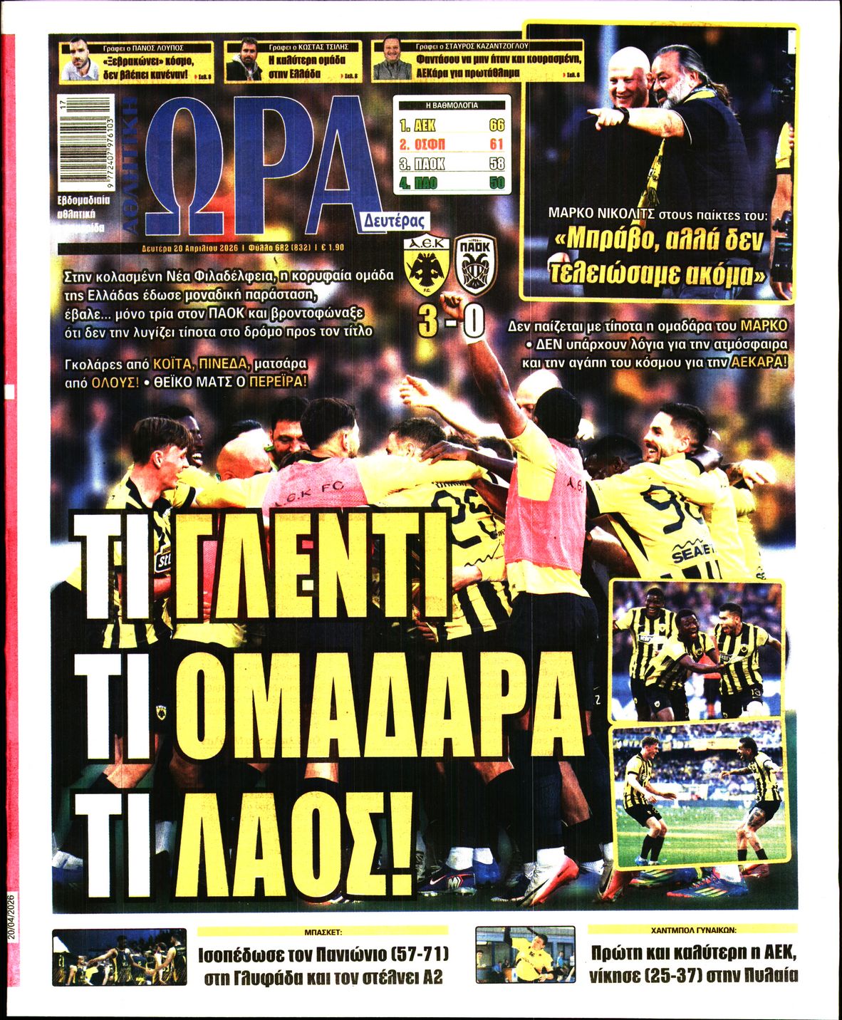 ΩΡΑ ΤΩΝ ΣΠΟΡ