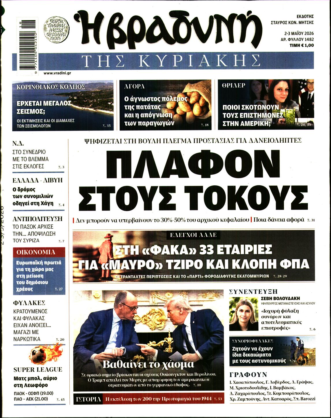 ΒΡΑΔΥΝΗ ΤΗΣ ΚΥΡΙΑΚΗΣ