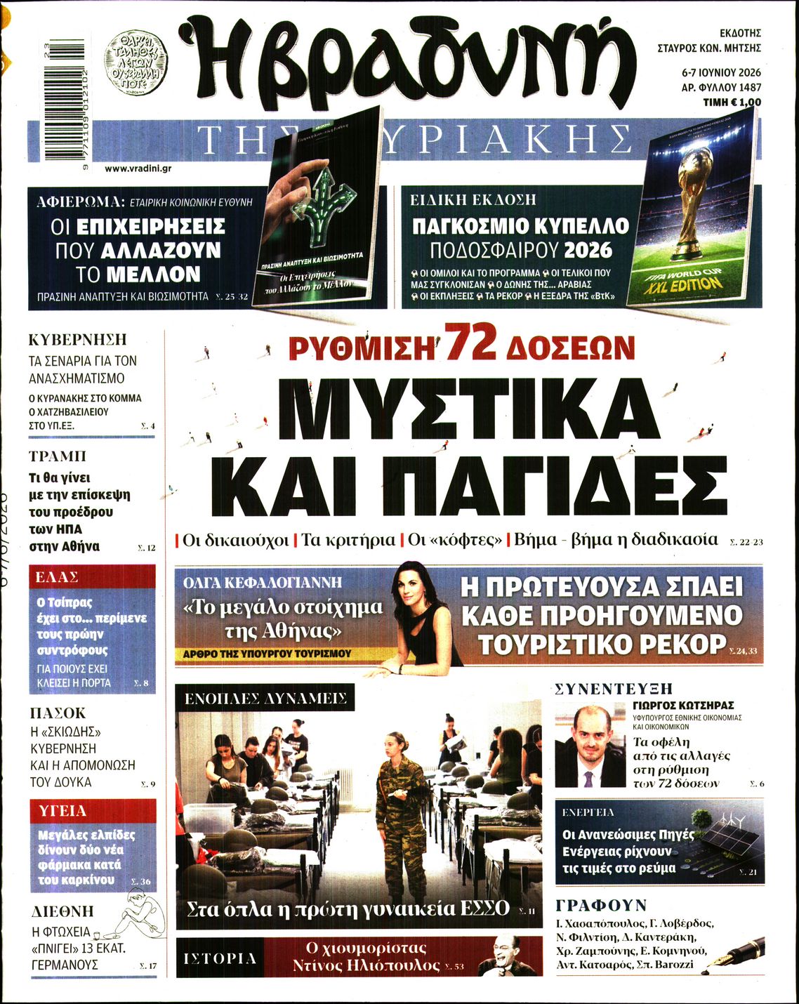 ΒΡΑΔΥΝΗ ΤΗΣ ΚΥΡΙΑΚΗΣ