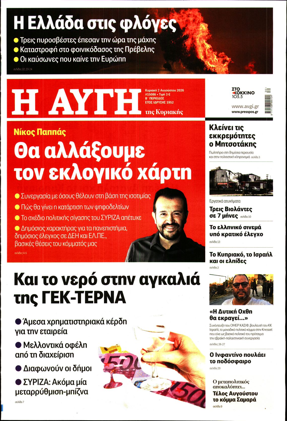 ΑΥΓΗ ΤΗΣ ΚΥΡΙΑΚΗΣ