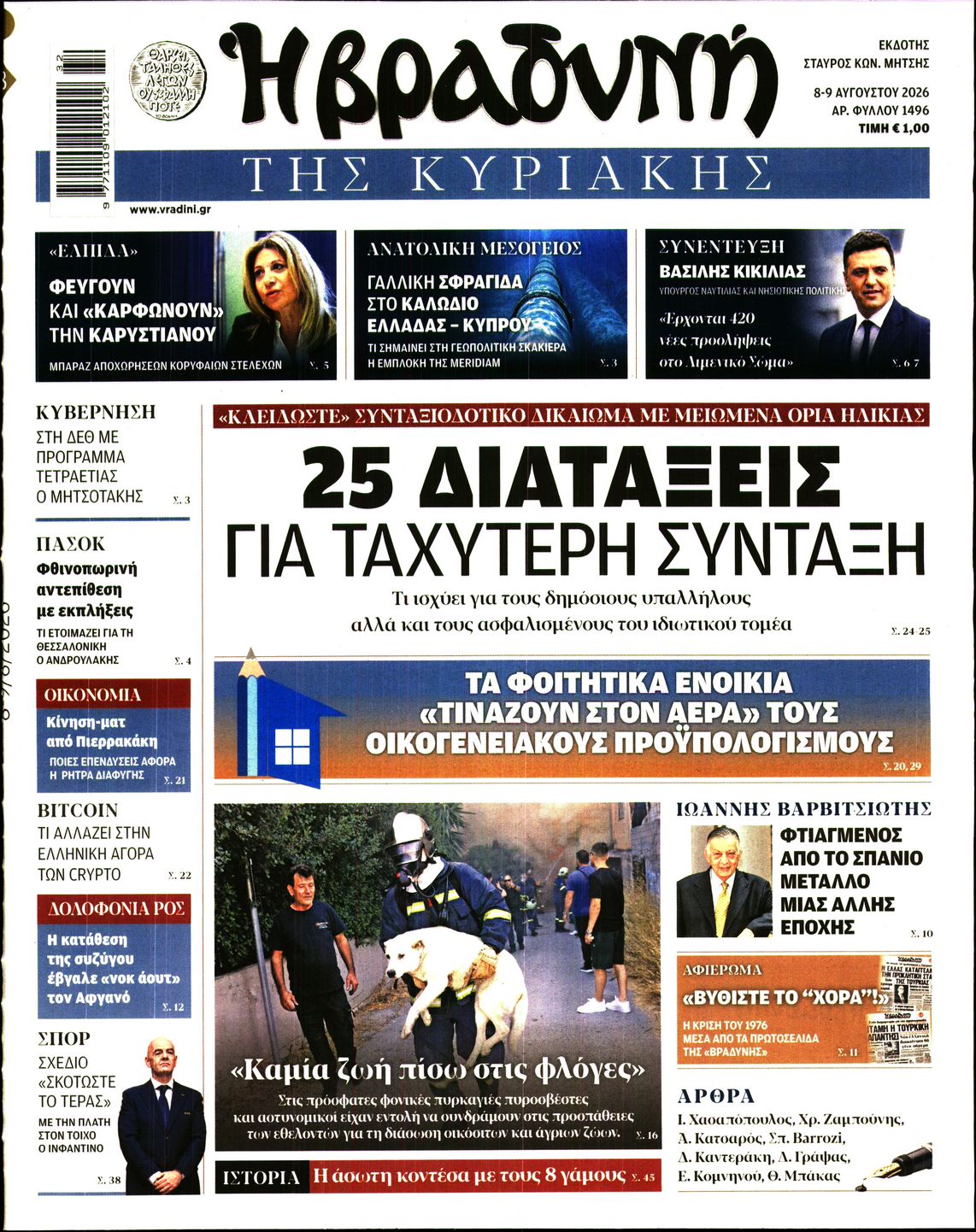 ΒΡΑΔΥΝΗ ΤΗΣ ΚΥΡΙΑΚΗΣ